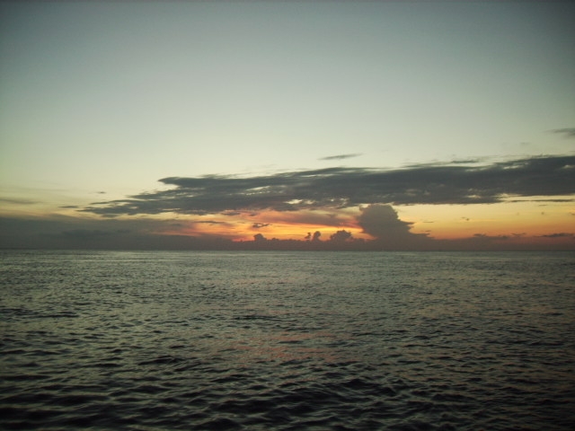 Paisaje al atardecer